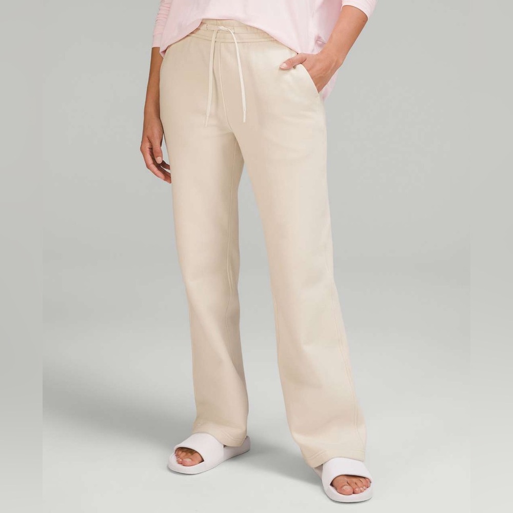 Lululemon Loungeful Straight Leg White Opal Pants Size 12